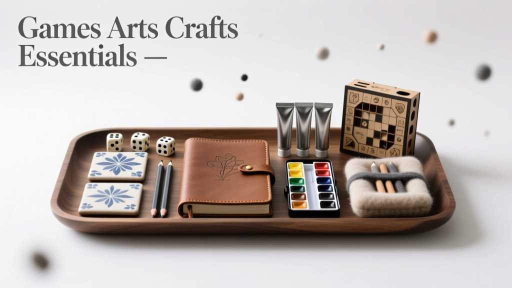 Arts & Crafts Games Essentials: Tools & Techniques
