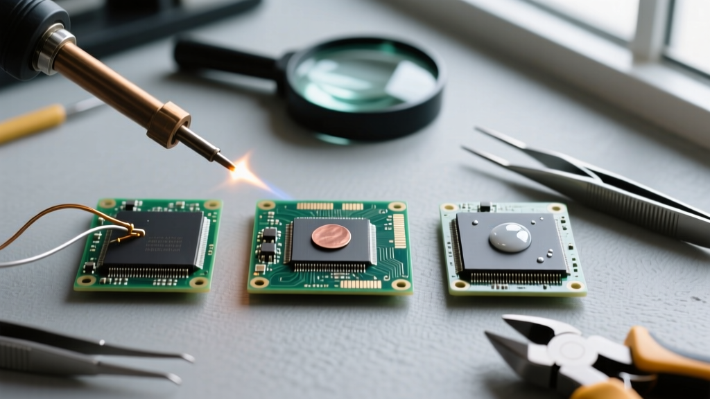 Repair Pad Soldering Work: Wire Jumps vs Copper vs Epoxy