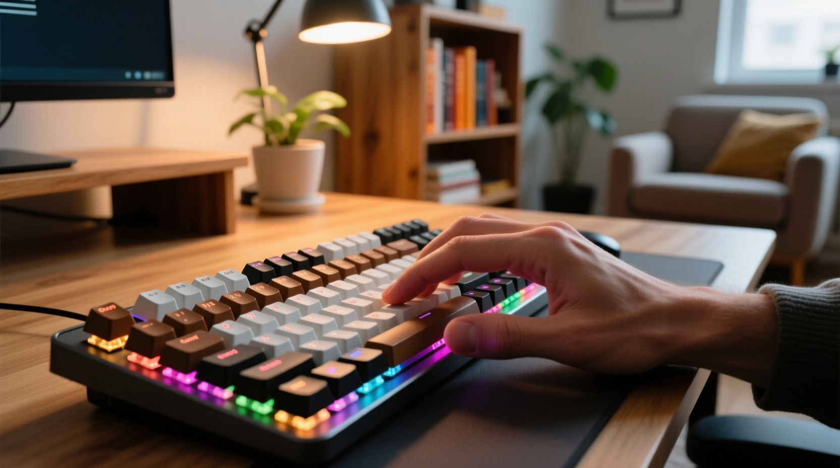 is mechanical keyboard louder worth it for typing comfort at home