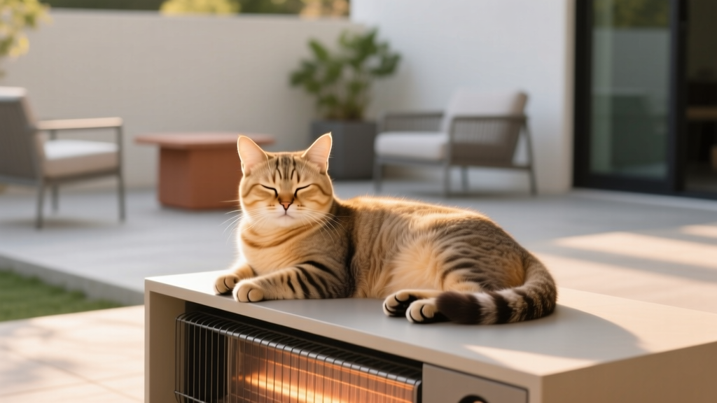 Why Cats Sit on the Patio Heater Side