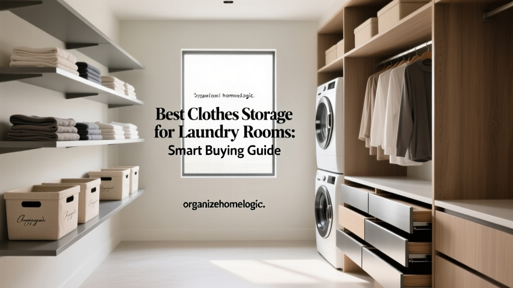 Best Clothes Storage for Laundry Rooms: Smart Buying Guide