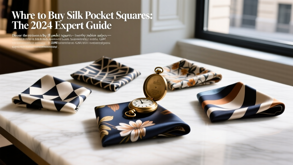 Where to Buy Silk Pocket Squares: The 2024 Expert Guide