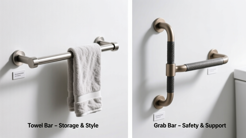 Towel Bar vs Grab Bar: Which Is Better for Your Bathroom?