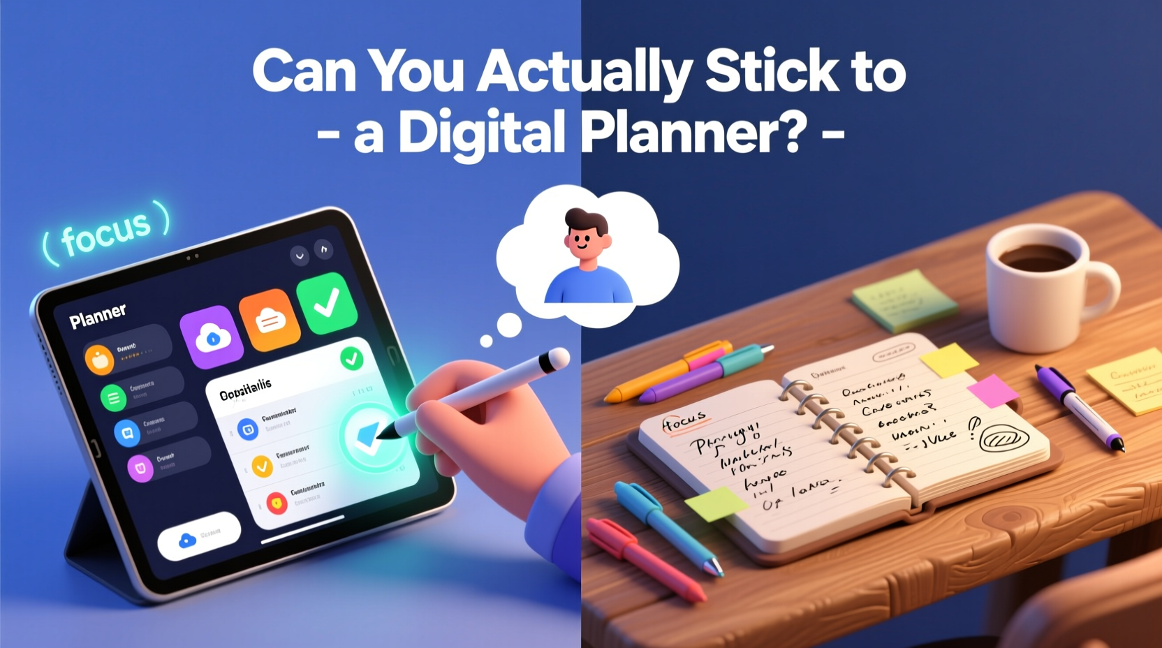 digital planner vs paper planner can you actually stick to a digital one