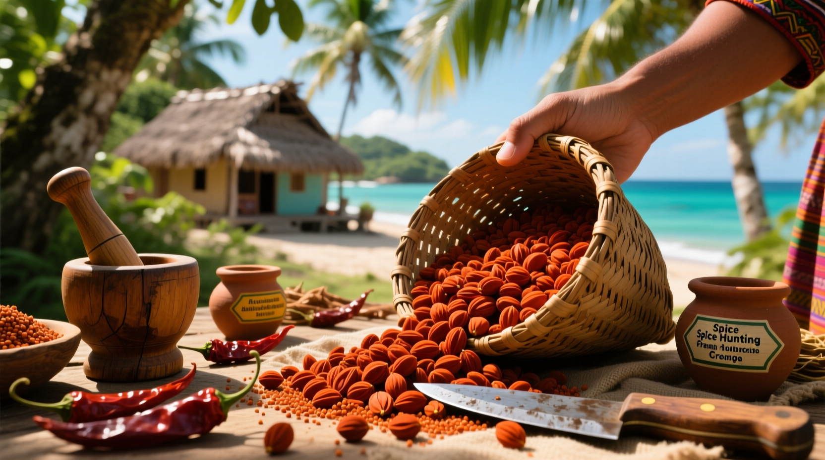 spice hunting annato annatto seeds achiote latin america caribbean vietnamese how to use