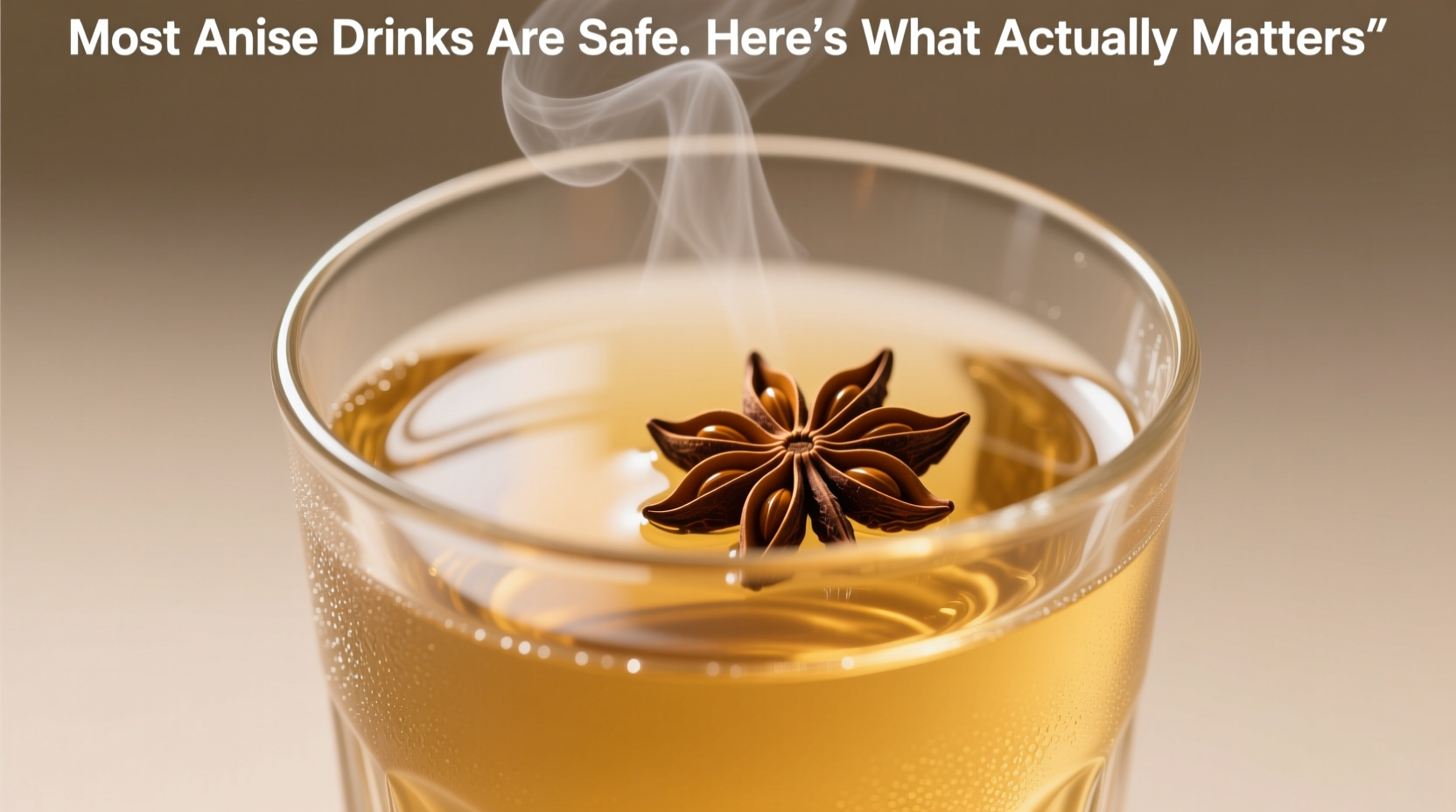 most anise drinks are safe here s what actually matters