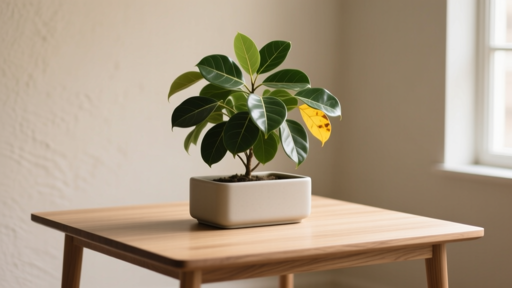 Best Planter Shape for Square Table Yellow Leaves