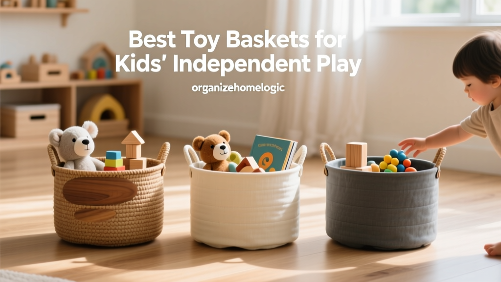 Best Toy Baskets for Kids' Independent Play