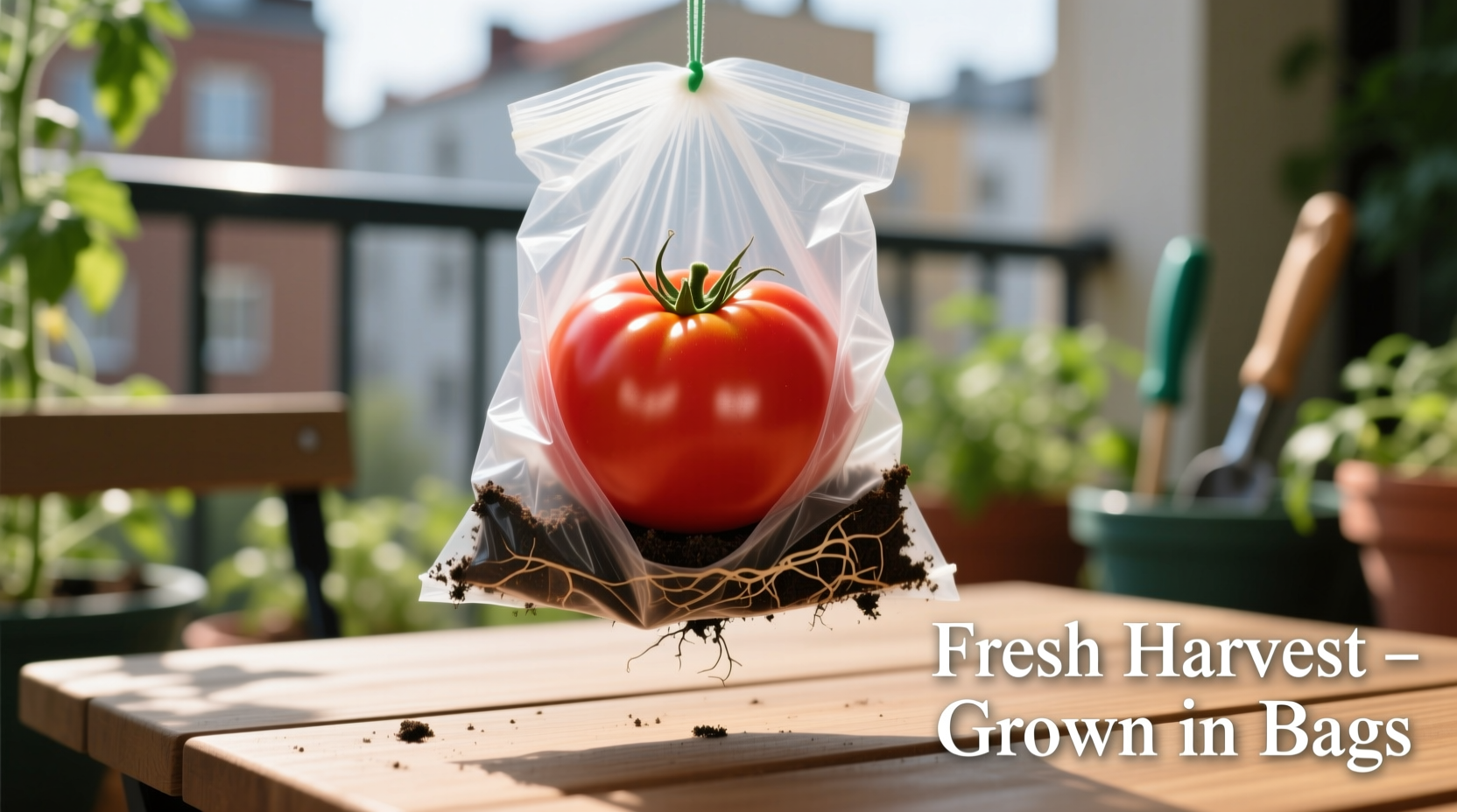 tomato in grow bags