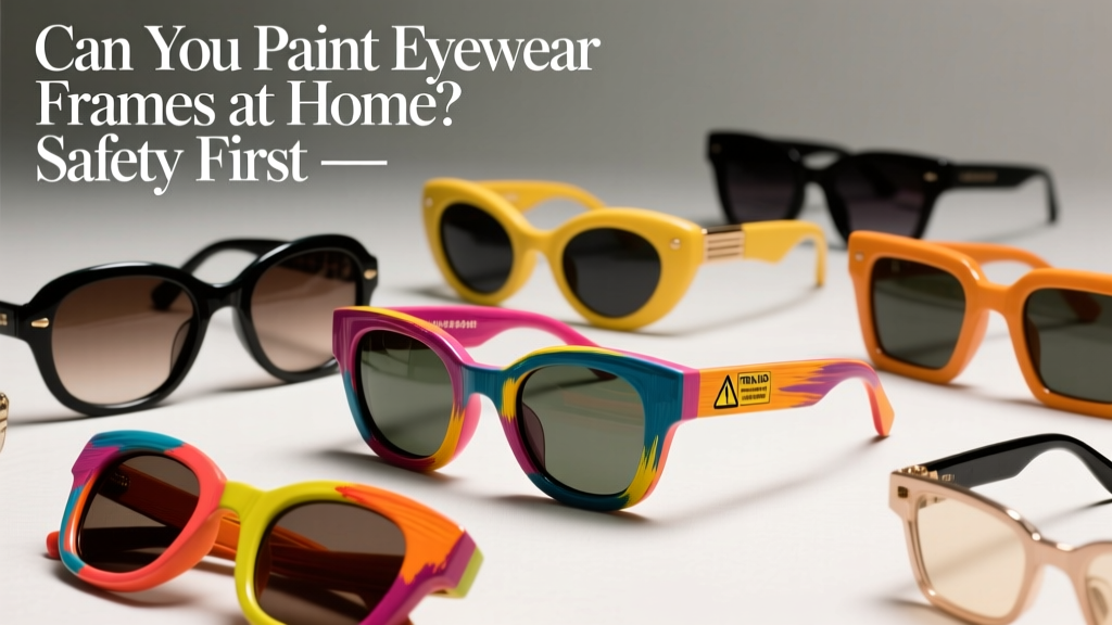 Can You Paint Eyewear Frames at Home? Safety First