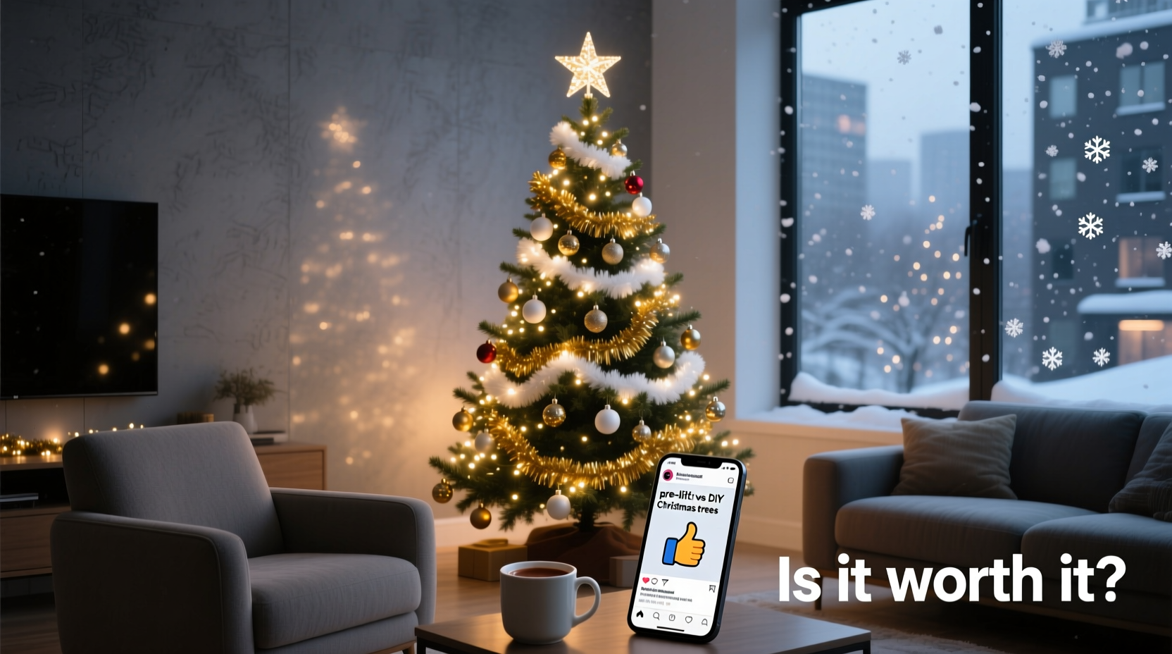 is a prelit christmas tree really worth the hassle compared to stringing your own