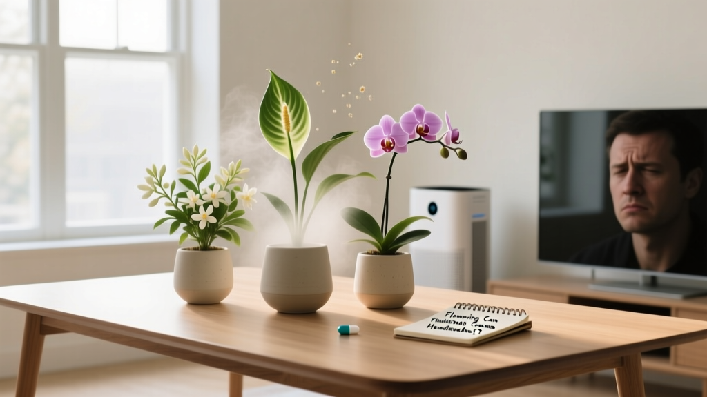 Do Flowering Indoor Plants Cause Headaches?