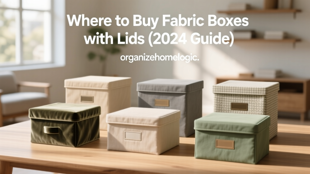 Where to Buy Fabric Boxes with Lids (2024 Guide)