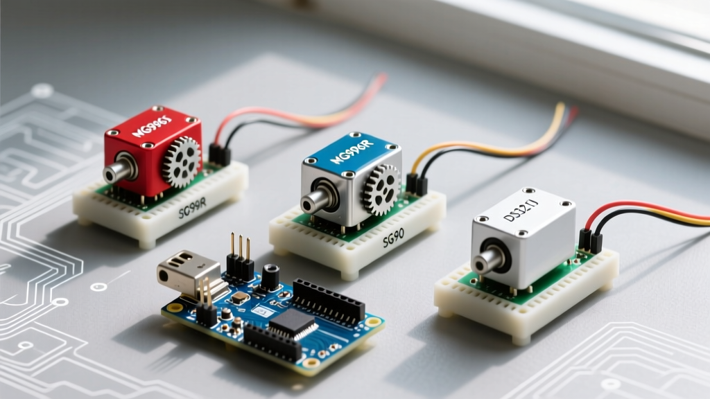 Arduino Code for Servo Motor: SG90 vs MG996R vs DS3218