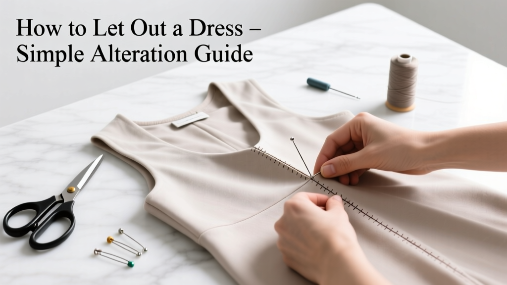 How to Let Out a Dress: Simple Alteration Guide