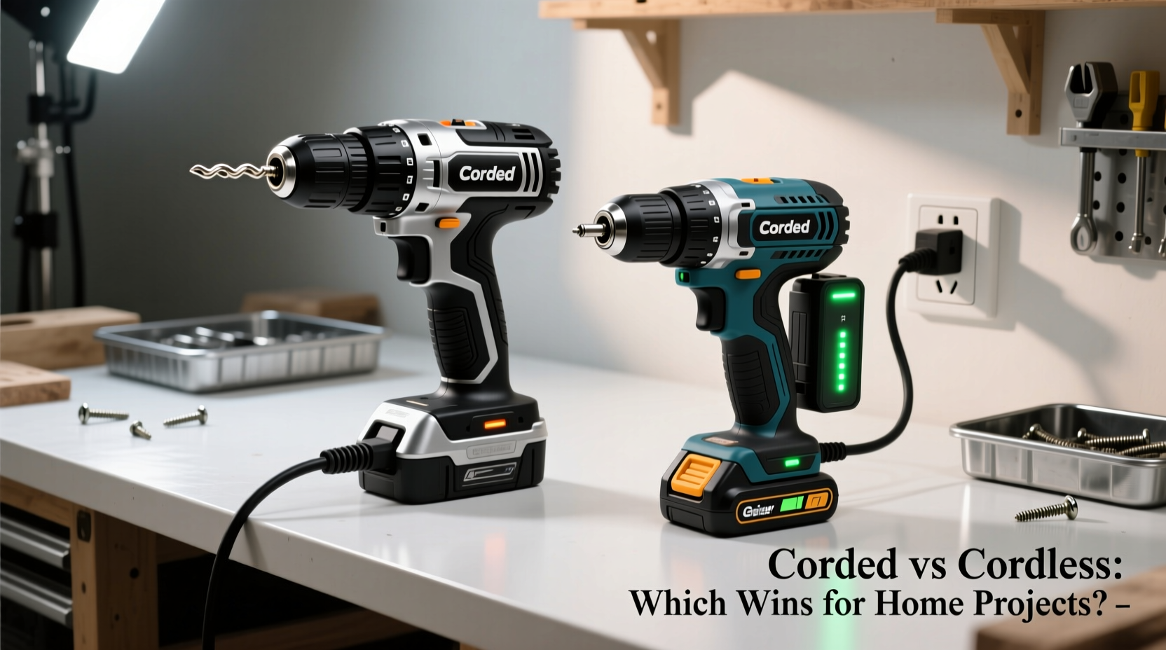 corded drill vs cordless which power tool performs better for home projects