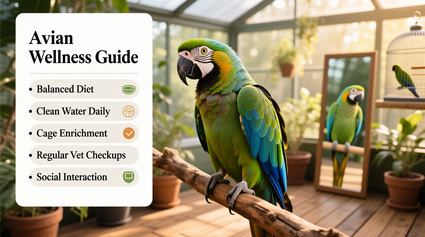 how to care for a bird