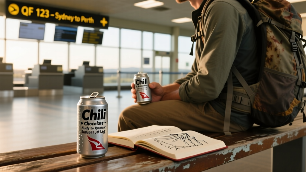 Chili Chocolate Can Reduce Jet Lag: What the Qantas Study Really Found (and How to Use It)
