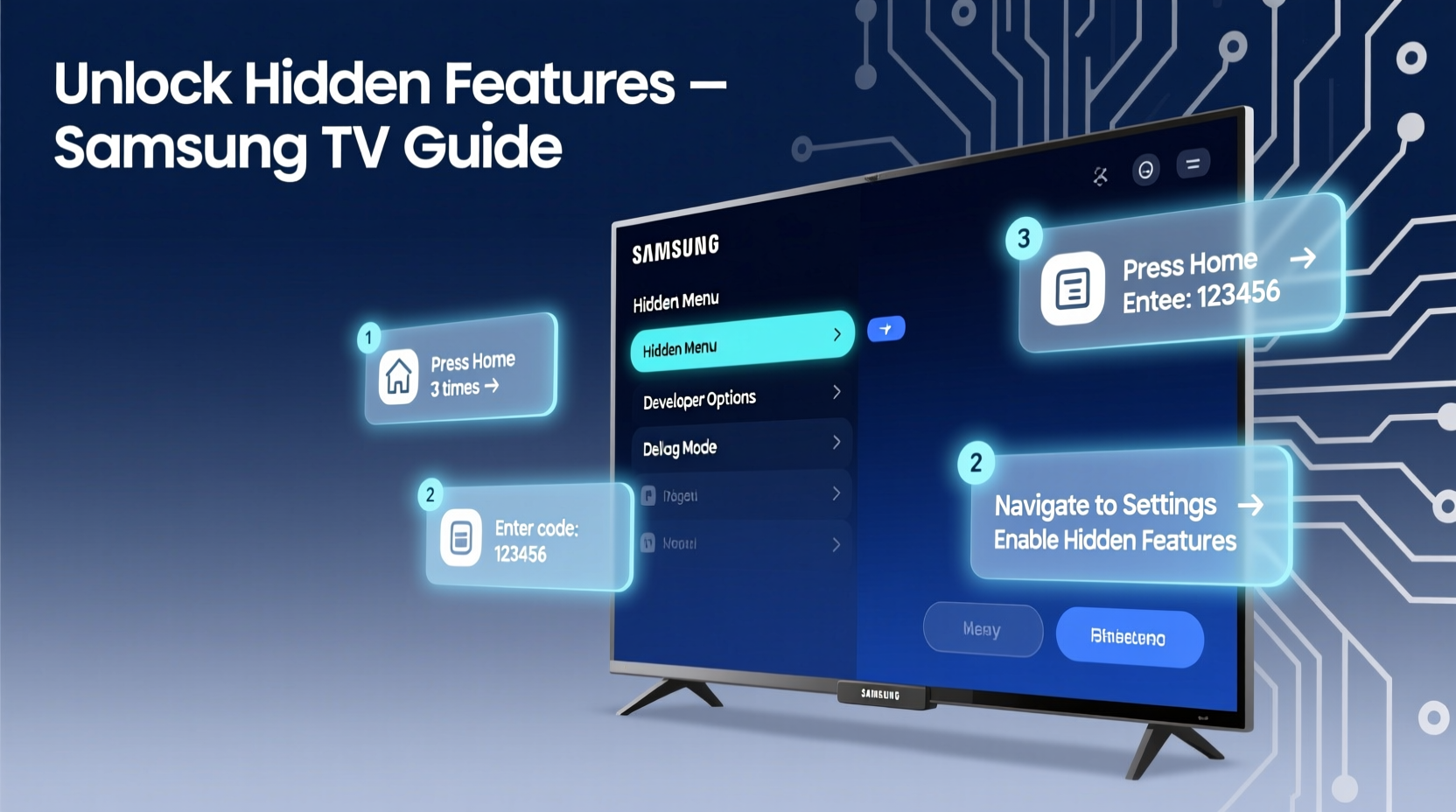 how to unlock hidden features on your samsung smart tv