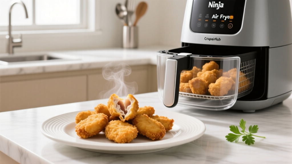 Crispy Homemade Chicken Nuggets in Ninja Air Fryer