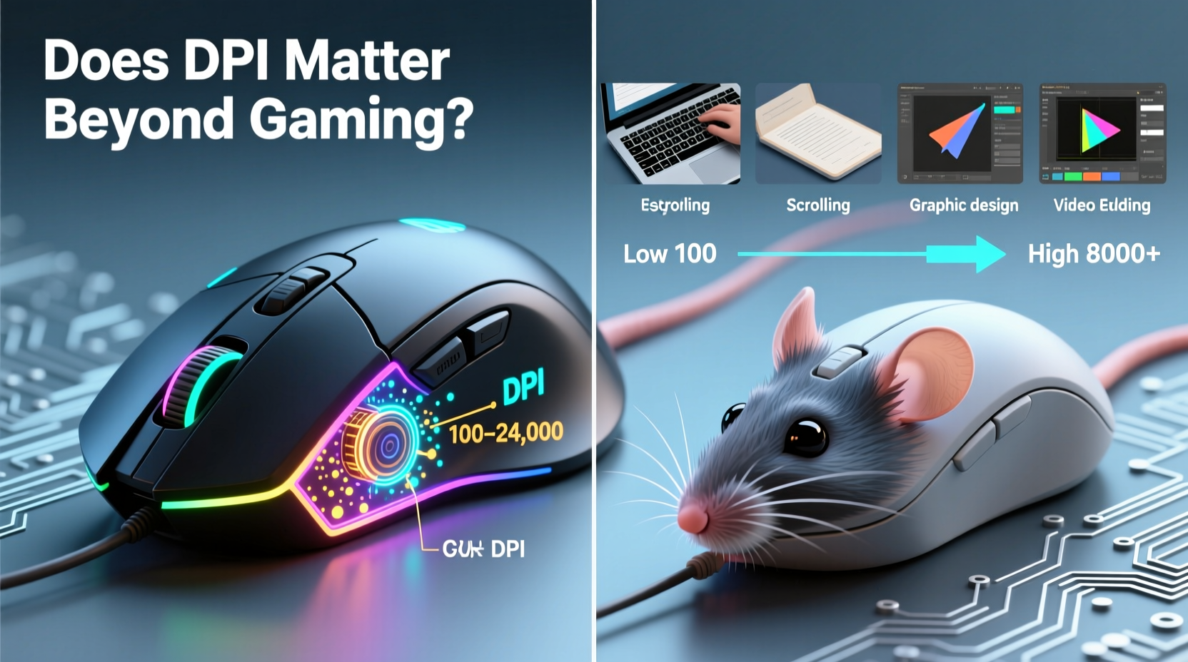 gaming mice vs regular mice does dpi really affect everyday tasks