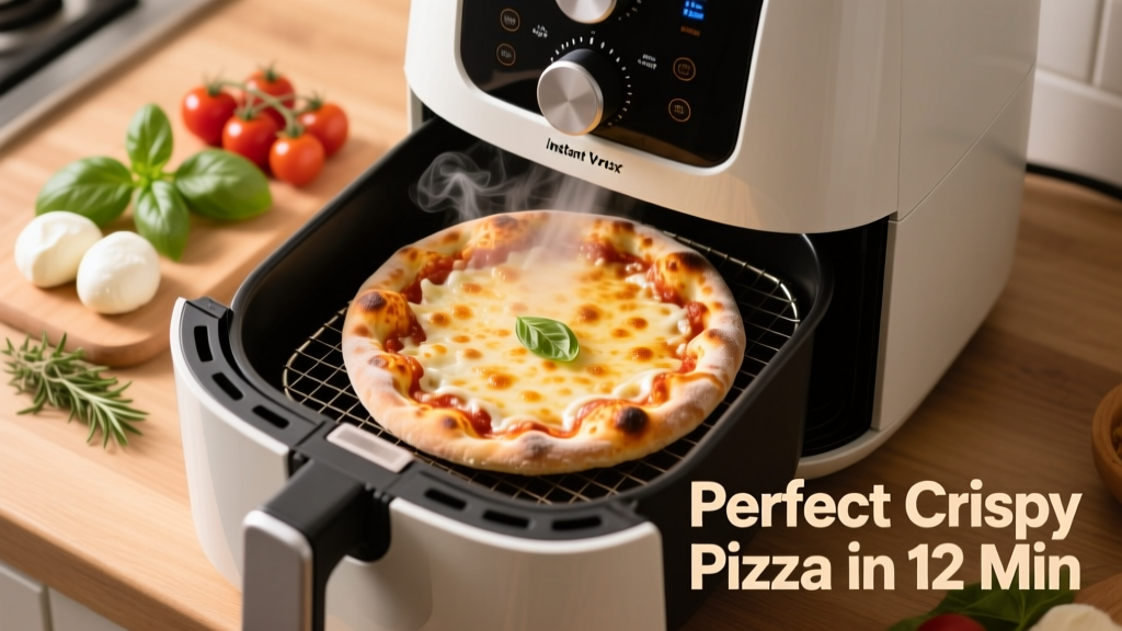 Crispy Frozen Pizza in Instant Vortex Plus Air Fryer