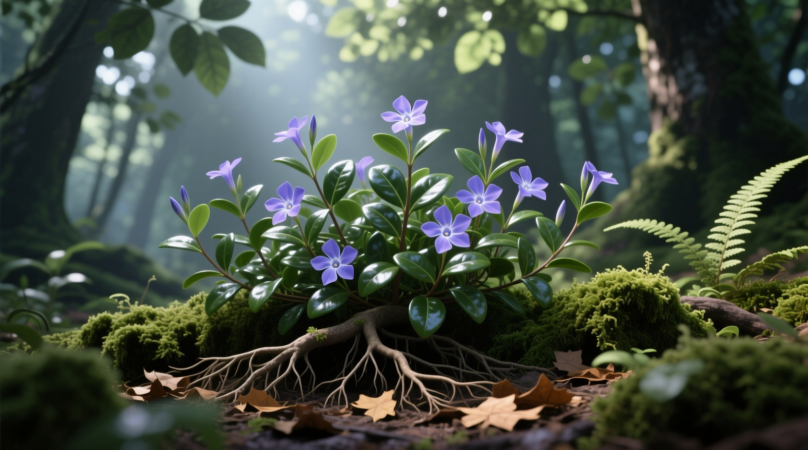 does vinca grow in shade