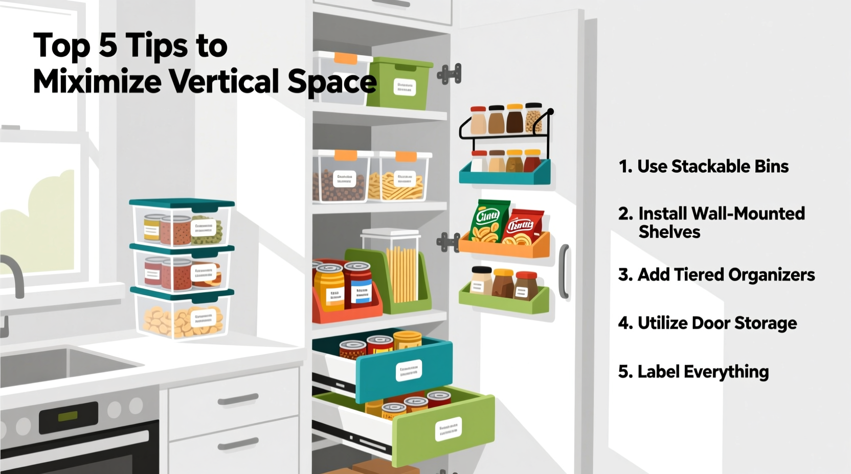 best way to organize a small pantry practical tips for maximizing vertical space
