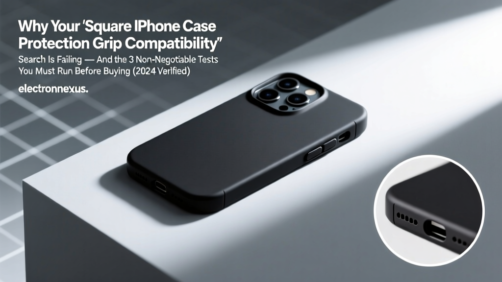 Why Your 'Square iPhone Case Protection Grip Compatibility' Search Is Failing — And the 3 Non-Negotiable Tests You Must Run Before Buying (2024 Verified)