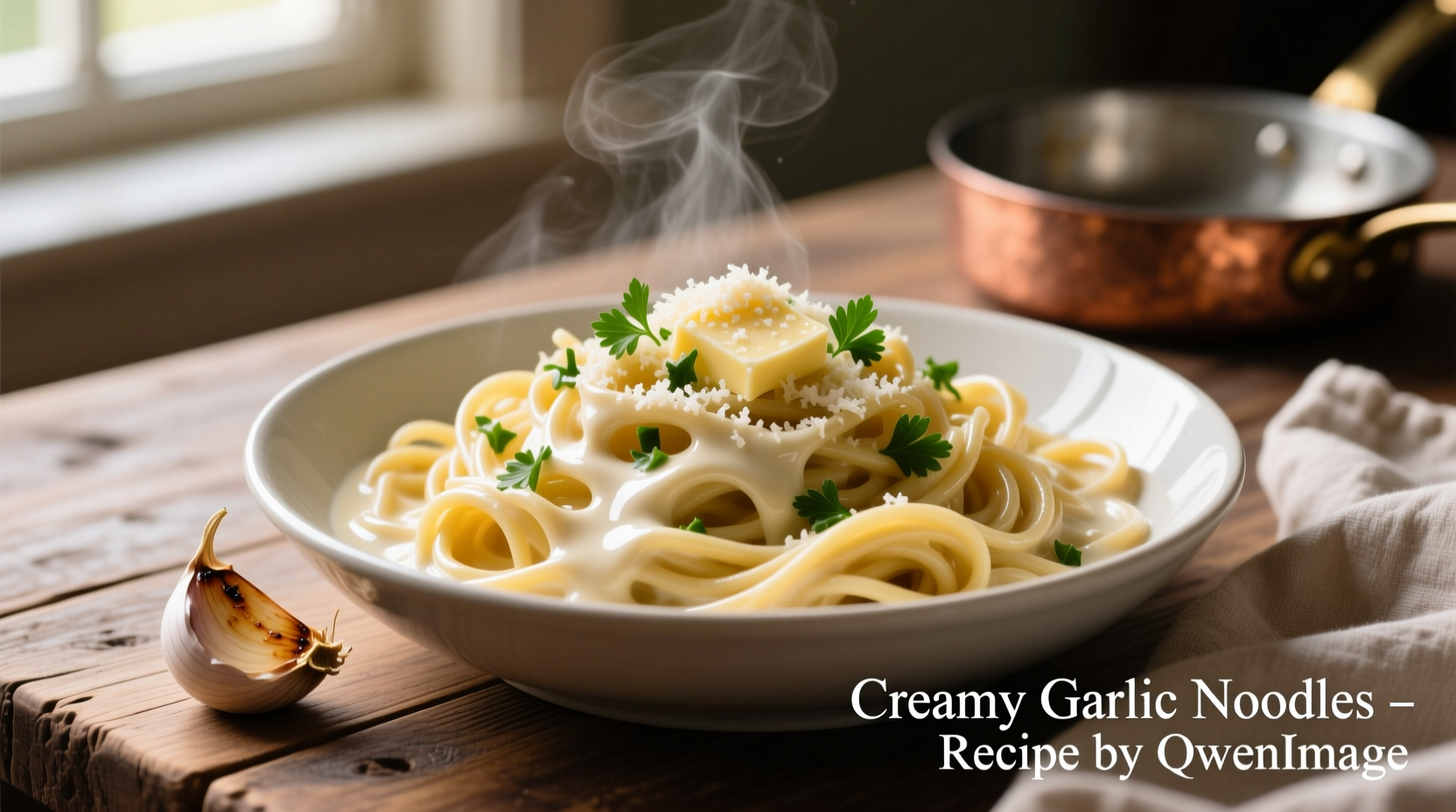 Perfect Creamy Garlic Noodles Recipe in 20 Minutes