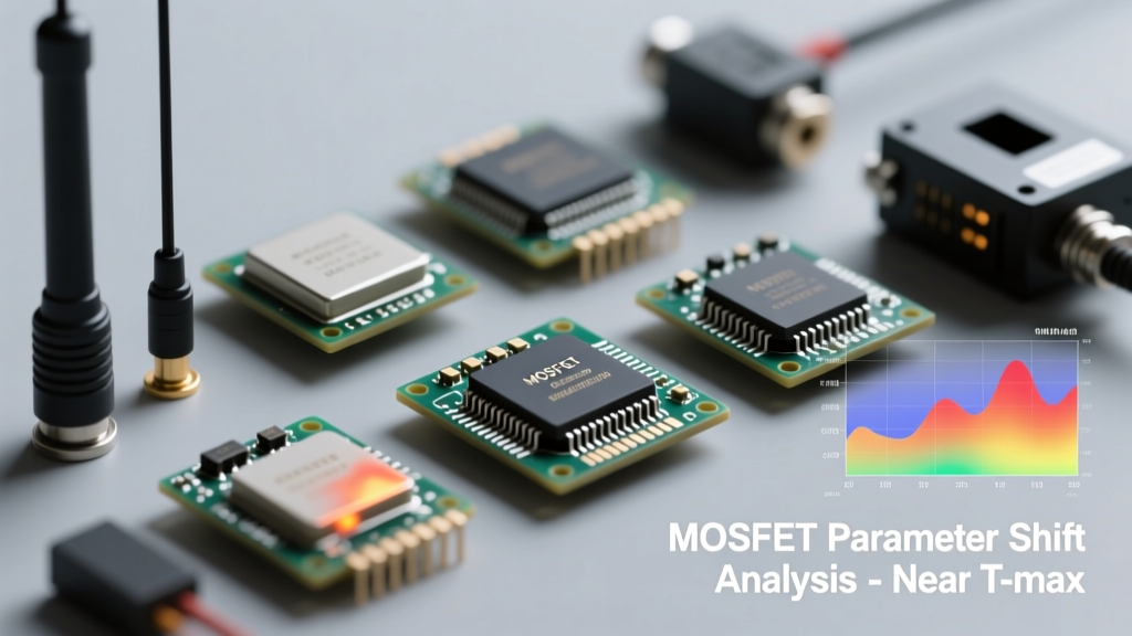 Analyzing MOSFET Parameter Shifts Near Maximum Operating Temperature