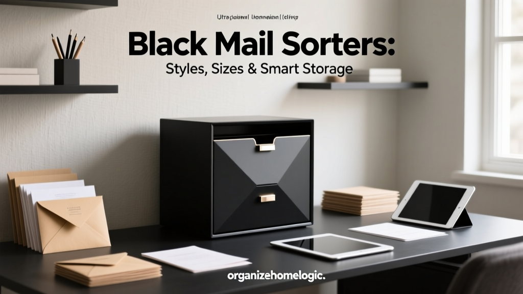 Black Mail Sorters: Styles, Sizes & Smart Storage