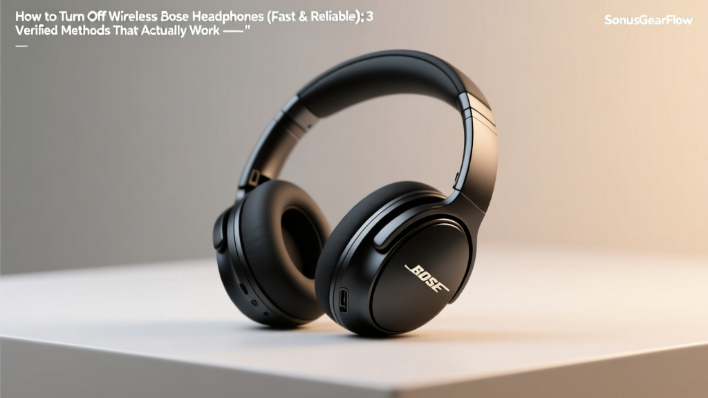 How to Turn Off Wireless Bose Headphones (2026)