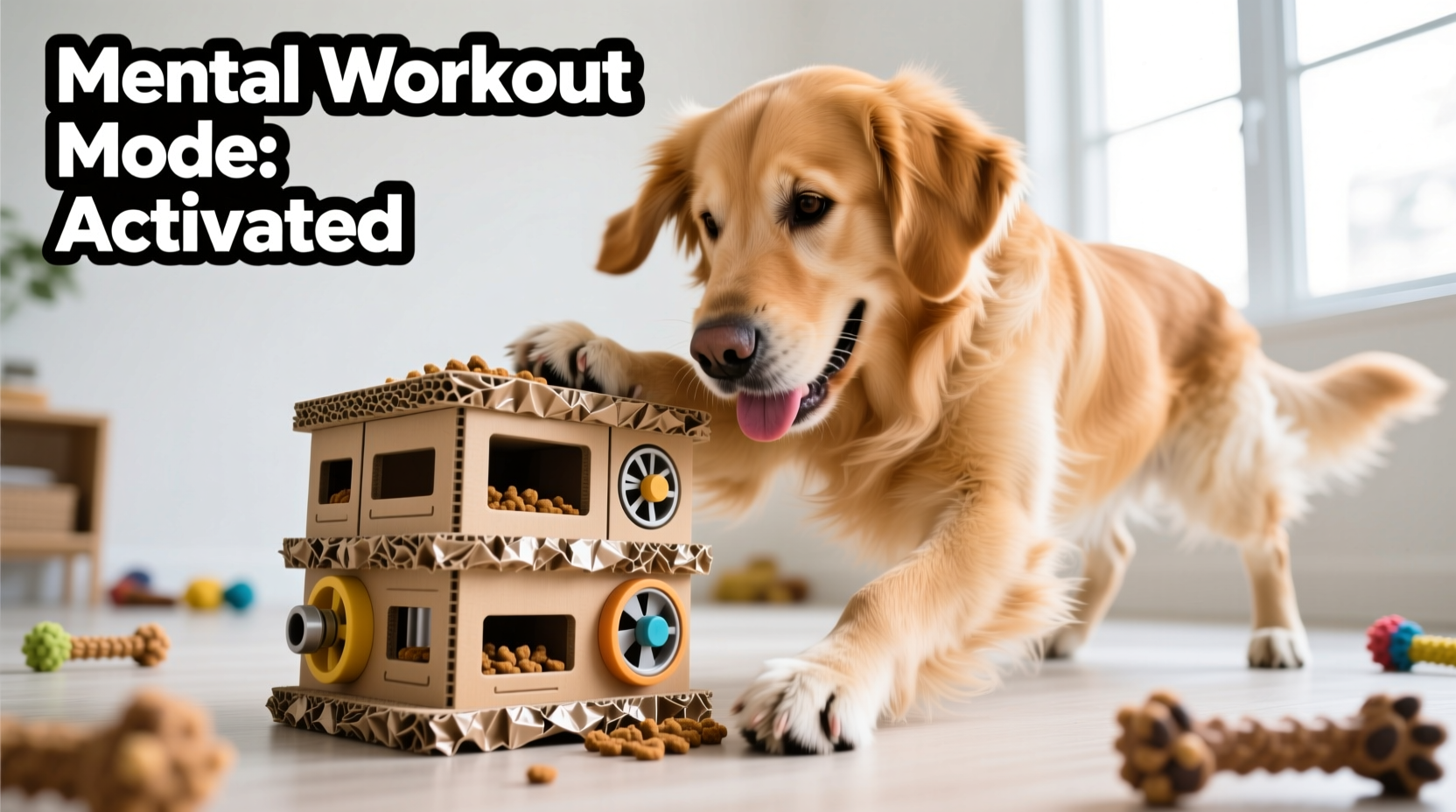 best puzzle toys for high energy dogs mental stimulation to prevent destruction