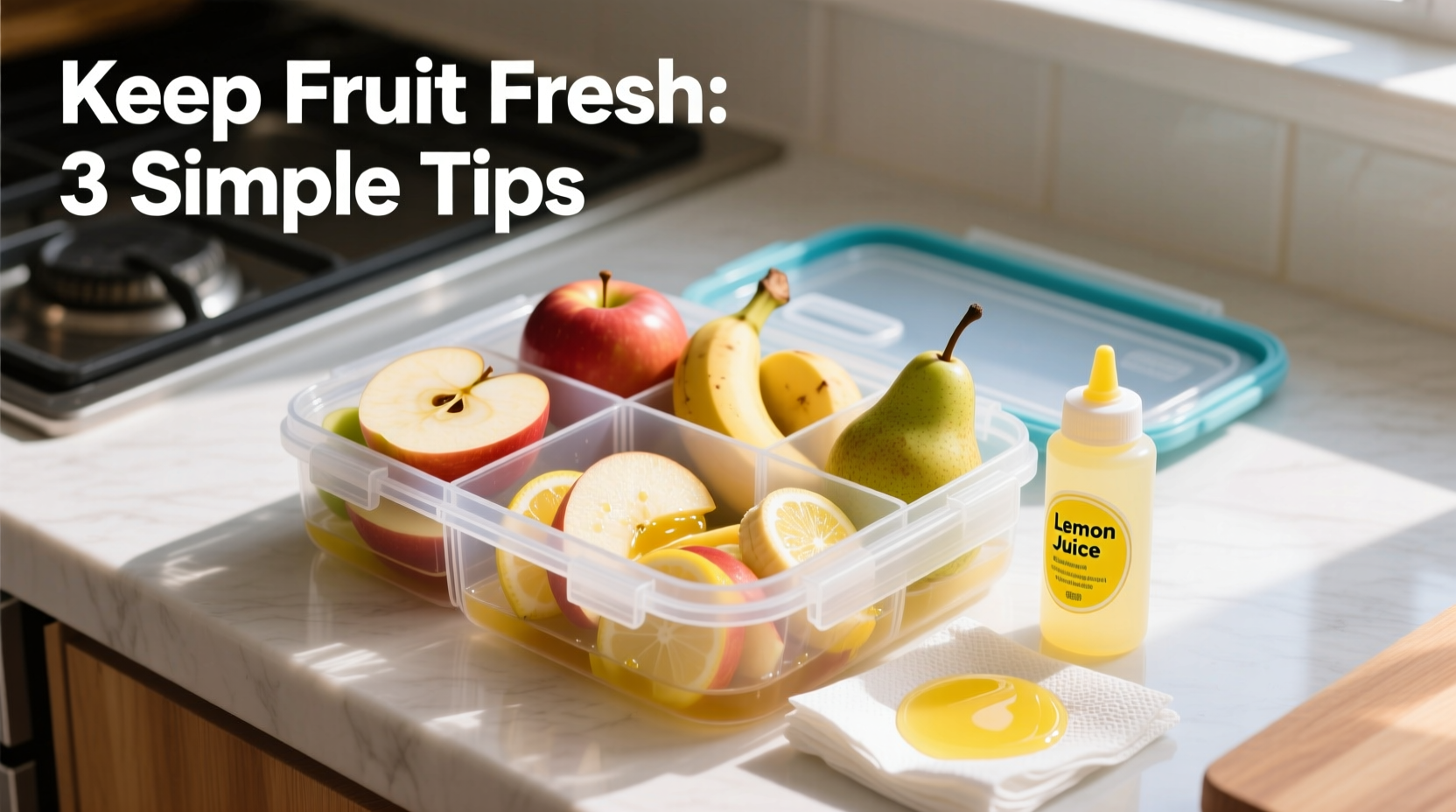 how to keep fruit from browning in your lunchbox