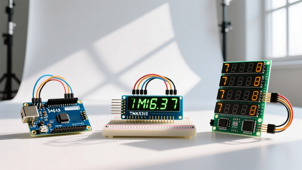 Arduino 7 Seg Display Guide: MAX7219 vs TM1637 vs Raw LED