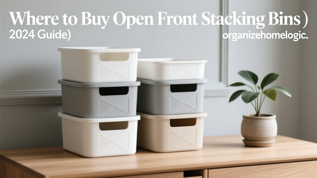Where to Buy Open Front Stacking Bins (2024 Guide)