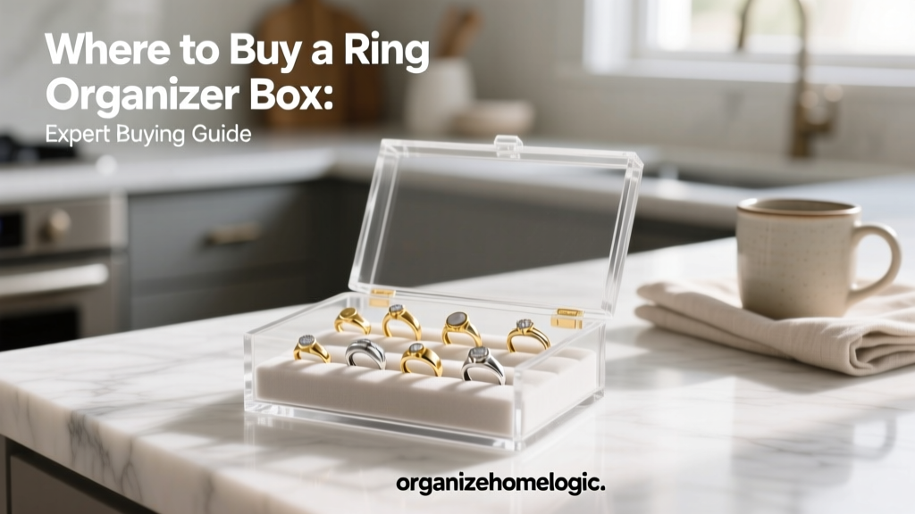 Where to Buy a Ring Organizer Box: Expert Buying Guide