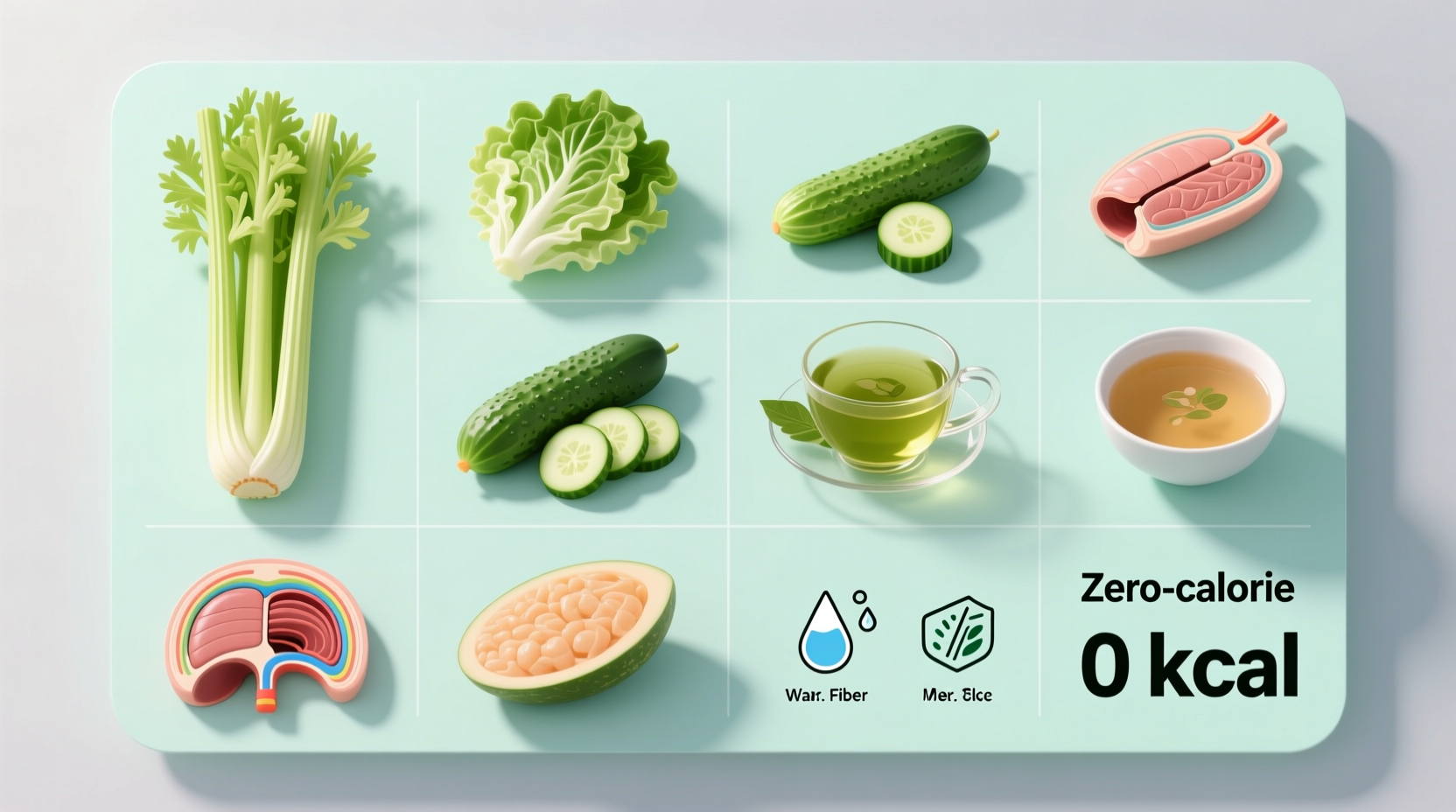 what foods have no calories