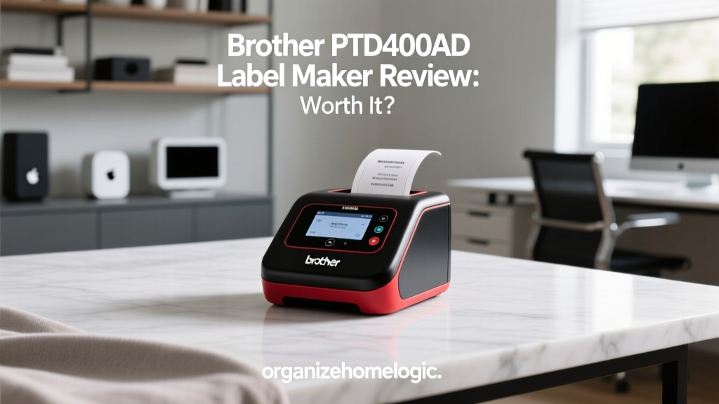 Brother PTD400AD Label Maker Review: Worth It?