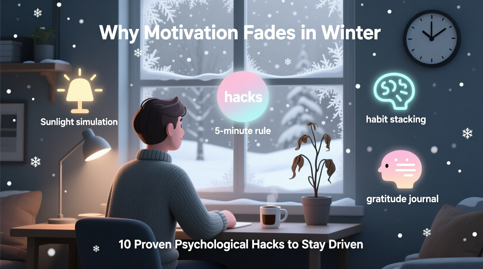 why is motivation so hard to maintain in winter psychological hacks