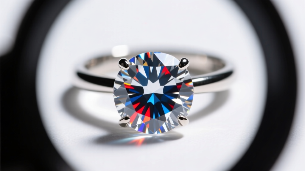 Macro view through a jeweler