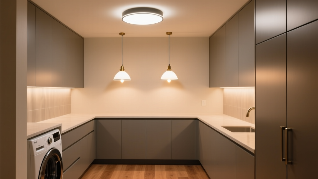 Laundry Room Lighting: Why 5000K Feels Cold & Optimal Kelvin