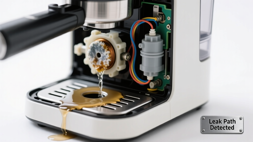 Coffee Maker Not Heating & Leaking Water: Quick Diagnosis