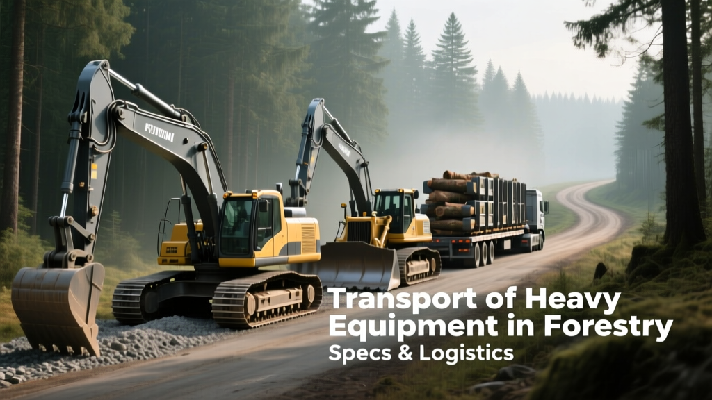 Transport of Heavy Equipment in Forestry: Specs & Logistics