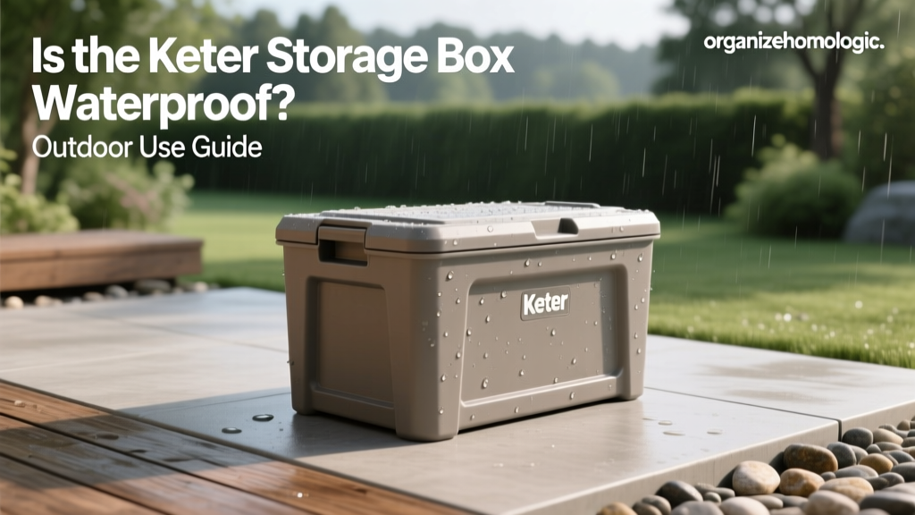Is the Keter Storage Box Waterproof? Outdoor Use Guide