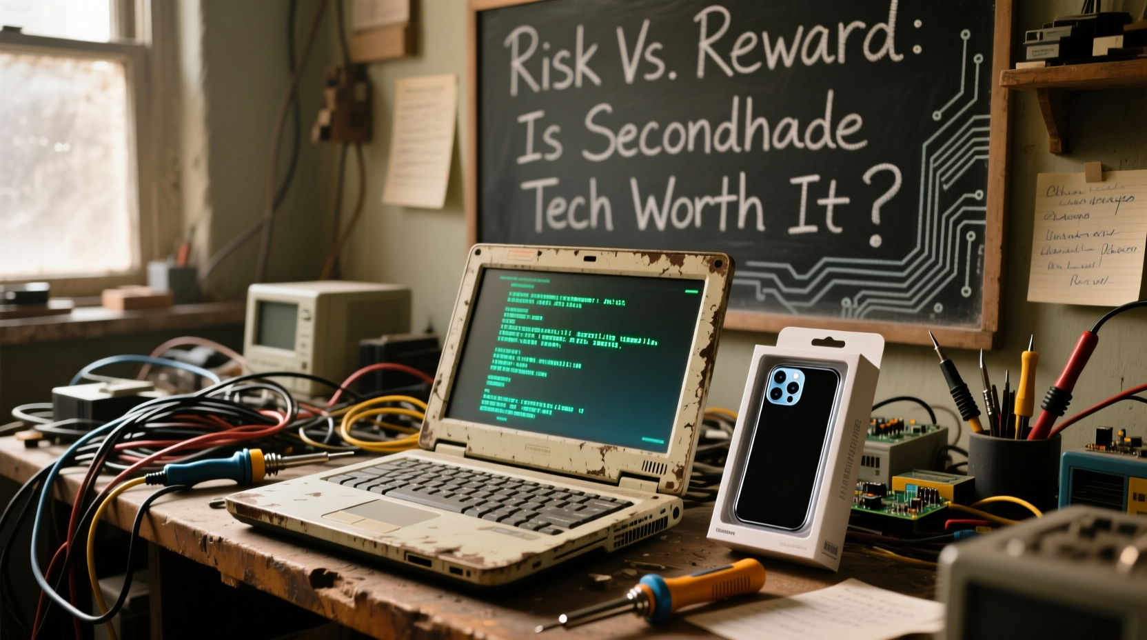 is thrifting electronics worth the risk or should you stick to new