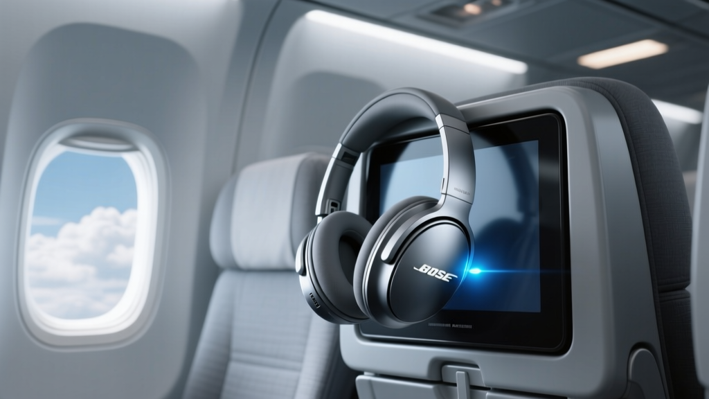 How to Connect Bose Headphones to Airplane Screens