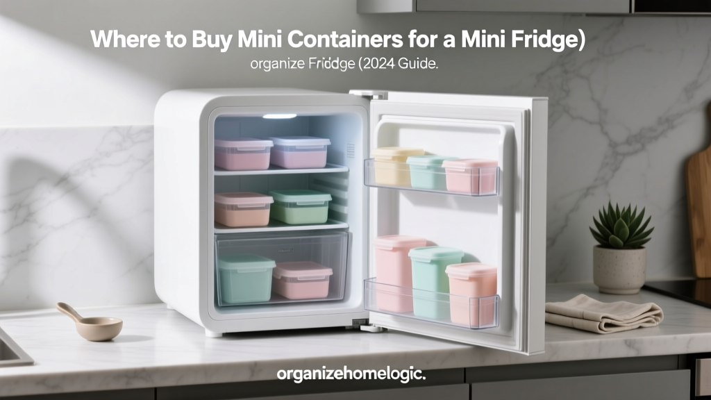 Where to Buy Mini Containers for a Mini Fridge (2024 Guide)
