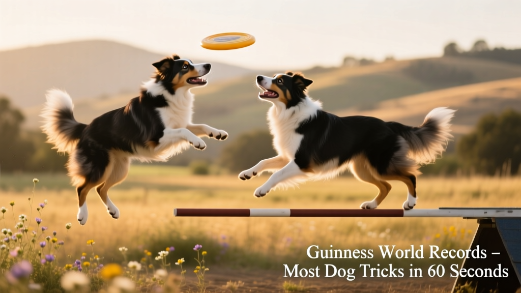 Astounding California Border Collies Set a Guinness World Record for Most Dog Tricks